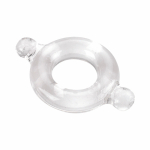 Elastomer Cock Ring (blk,blu,clr/3) - Image 3