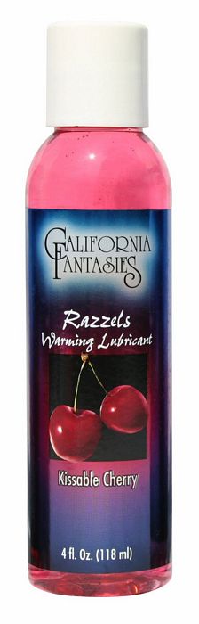 2016razzles4ozcherry Razzels Warming Lubricant - 4 oz Kissable Cherry - Image 1