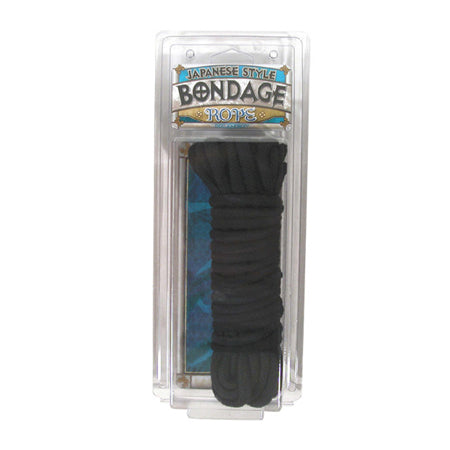 21709 Japanese Style Bondage Cotton Rope - Black - Image 1