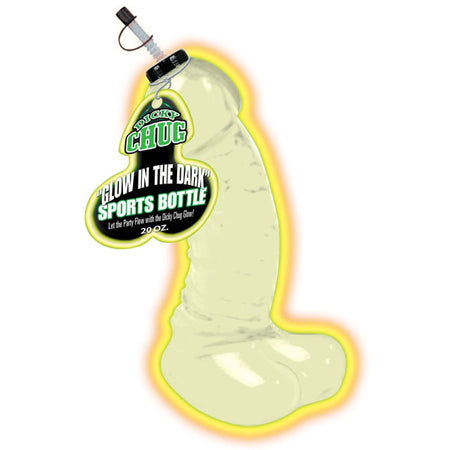 34810 Dicky Chug Big Sports Bottle - 20 oz Glow in the Dark - Image 1
