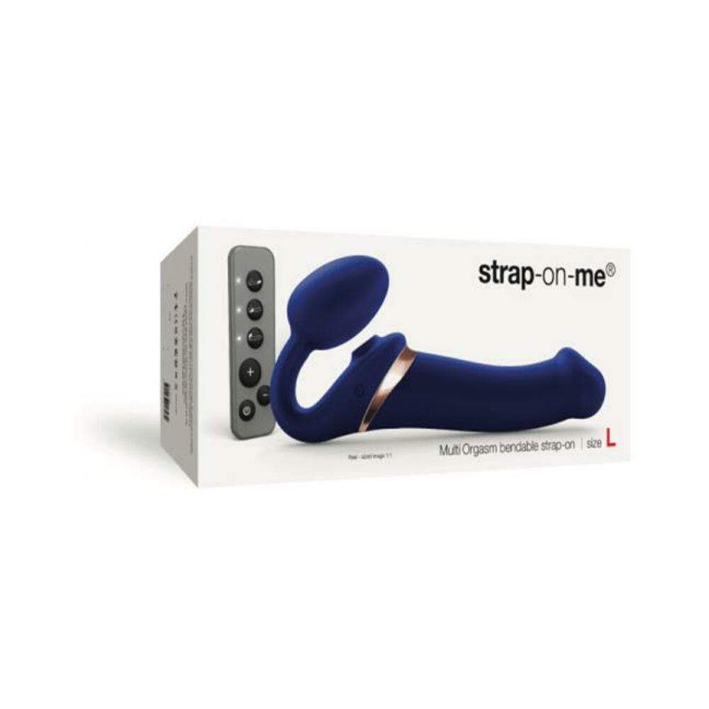 3700436017401_1 Strap-on-me Multi Orgasm Bendable Strap-on Large Night Blue - Image 1