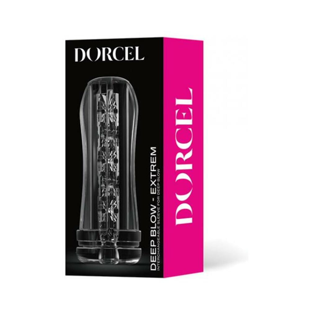 3700436072912_1 Dorcel Deep Blow Extreme Sleeve - Clear - Image 1