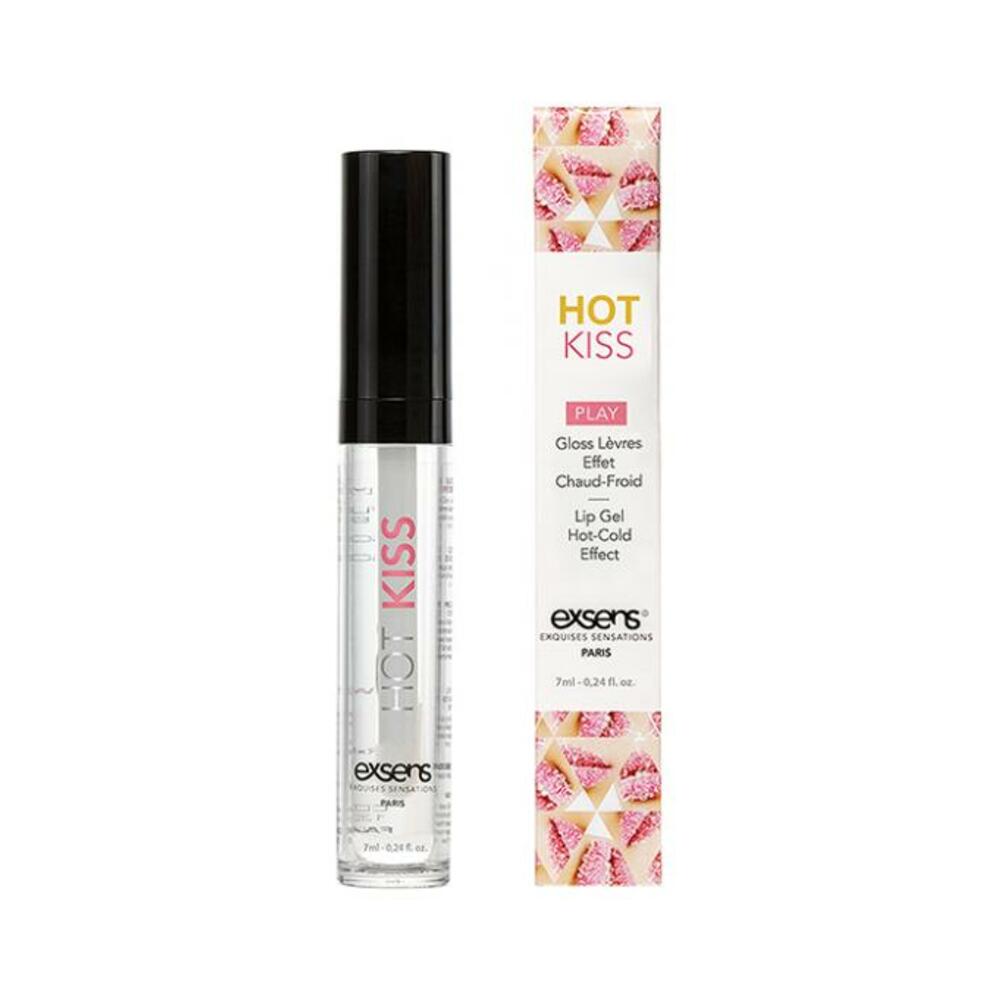 3701411600045_1 Exsens Of Paris Hot Kiss Play Lip Gloss - Strawberry - Image 1