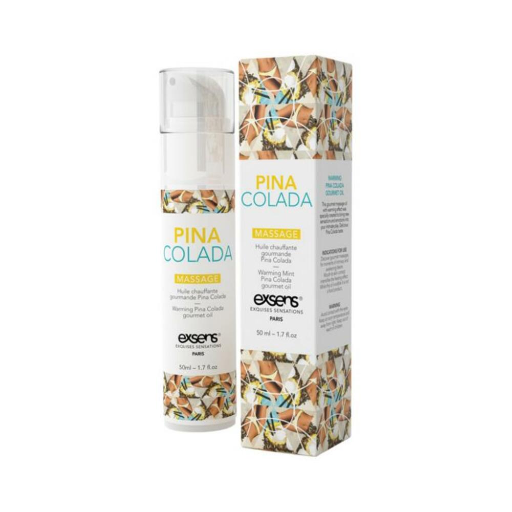 3760139882072_1 Exsens Of Paris Massage Oil Pina Colada 1.7oz - Image 1