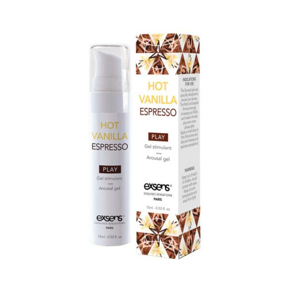 3760139882423_1_b971950a-a08e-49d7-9351-2463b12d8e23 Exsens Arousal Gel Vanilla Espresso 0.5 Oz. - Image 1