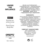 Exsens Of Paris Body Mist With Pheromones Under The Influence .53oz - Image 2