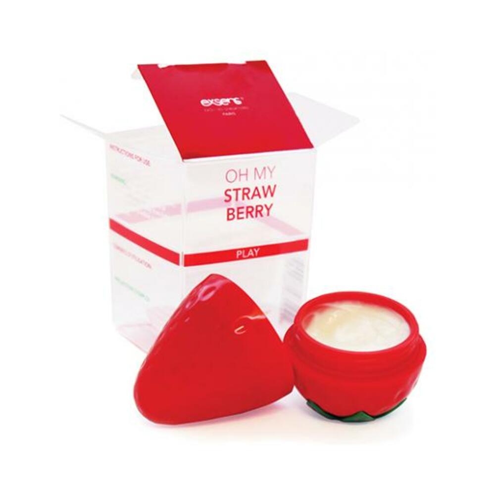 3760139882904_1 Exsens Of Paris Nipple Cream Oh My Strawberry .27oz - Image 1