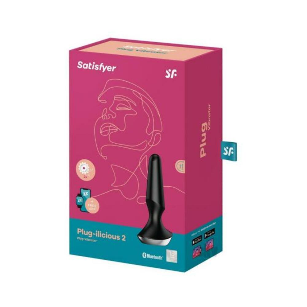 4061504003283_1 Satisfyer Plug-ilicious 2 Black - Image 1