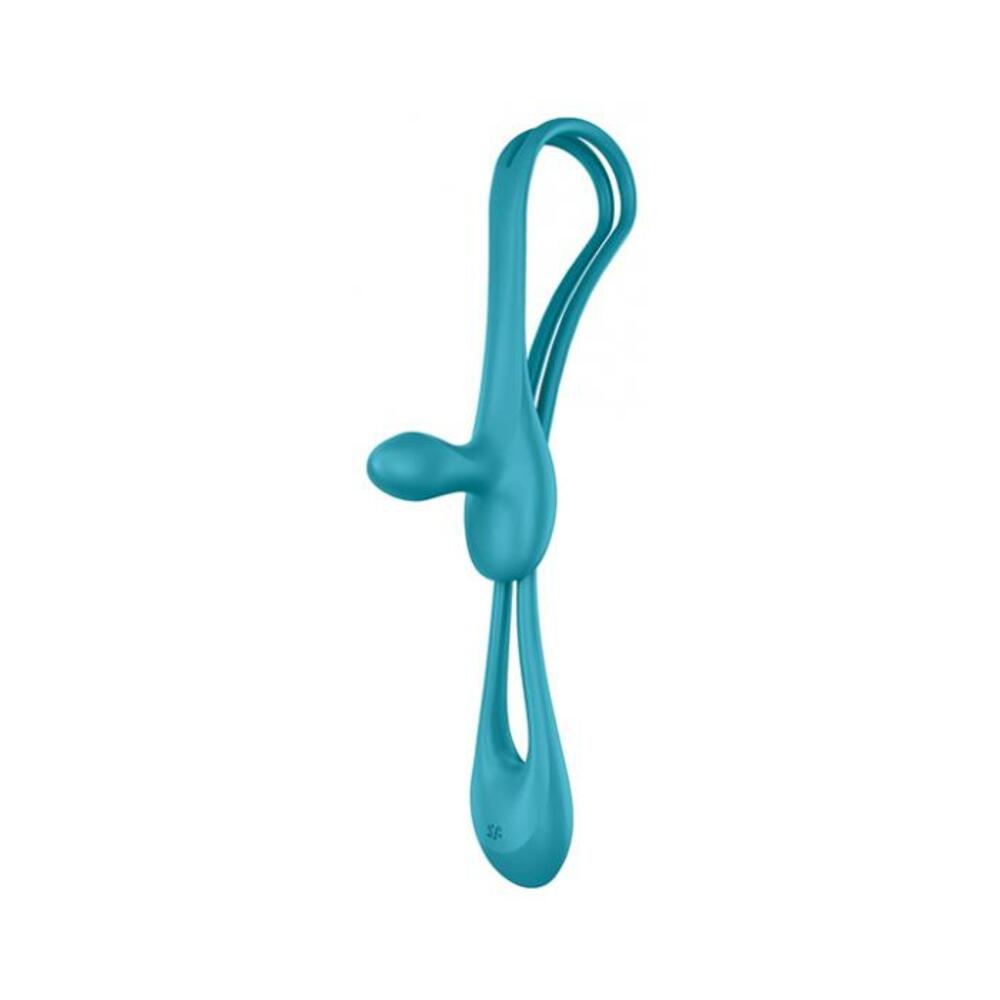 4061504043876_1 Satisfyer Plug & Play 1 Vibrator - Blue/green - Image 1