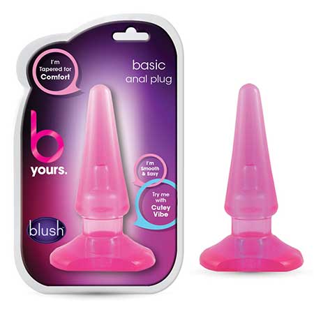 41500 B Yours Basic Anal Plug Pink - Image 1