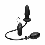Deluxe Wonder Plug Inflatable Vibrating Black - Image 2