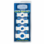 Titanmen Tools Cock Ring Set - Clear