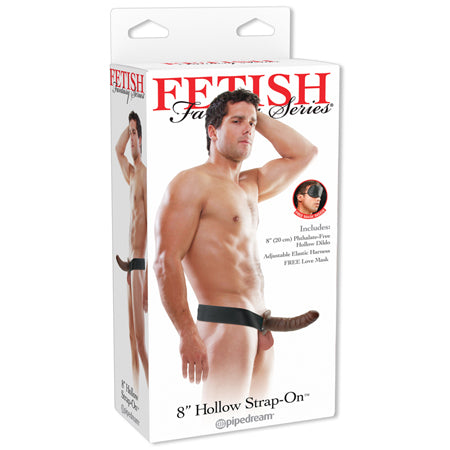 47303 Fetish Fantasy Series 8 Hollow Strap On - Brown - Image 1
