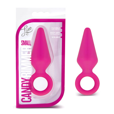 48028 Blush Luxe Candy Rimmer Plug Small - Fuchsia - Image 1