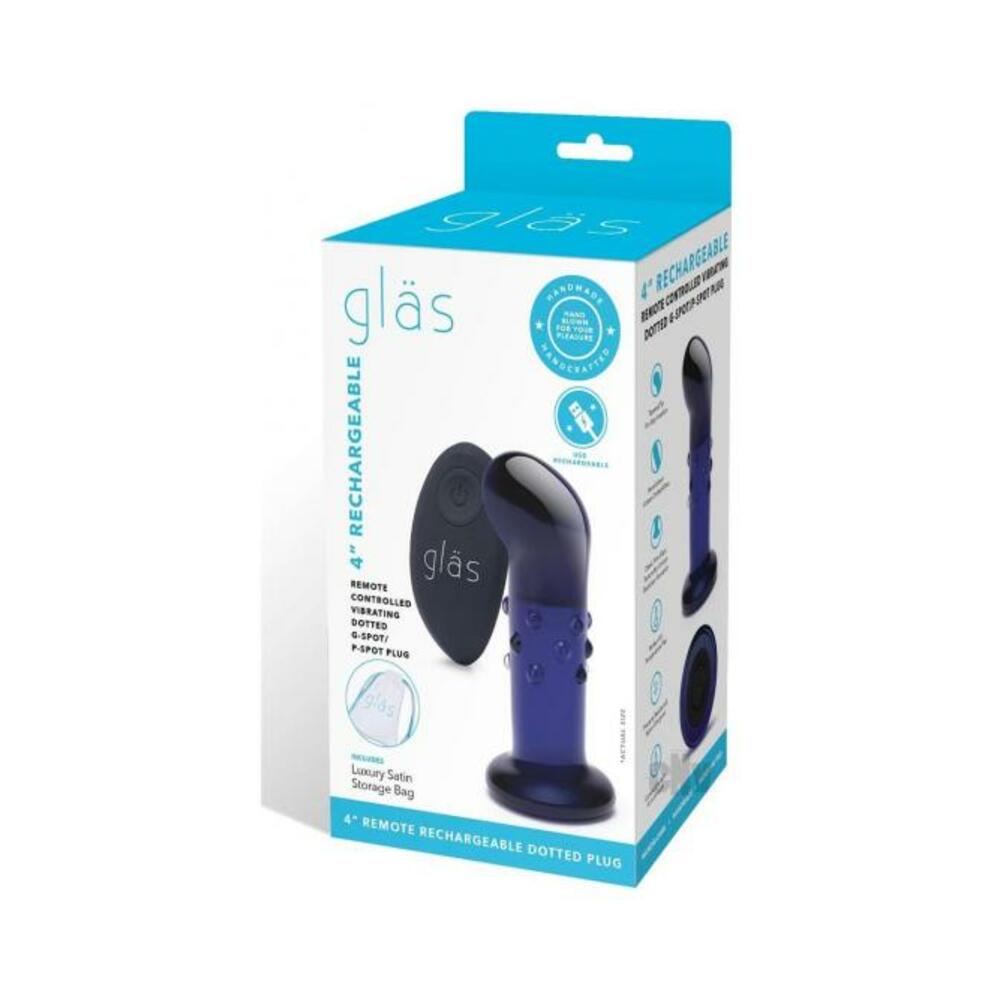 4890808250563_1 Recharge Remote Vibe Dot Plug 4 Blue - Image 1
