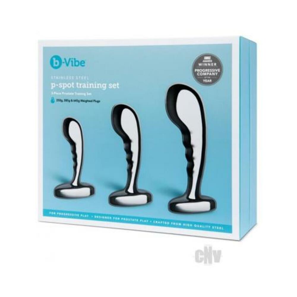 4890808279014_1 B-vibe Stainless Steel P-spot Training Set - Image 1