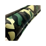 Sensual Sin Leather Padded Wrist Cuffs Camo Piping - Image 3