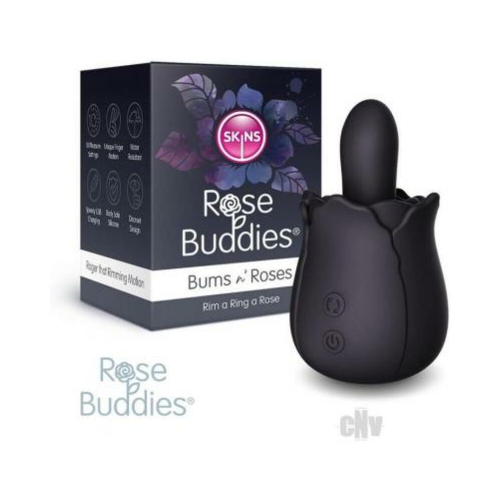 5037353008563_1 Skins Rose Buddies Bum N Roses Black - Image 1