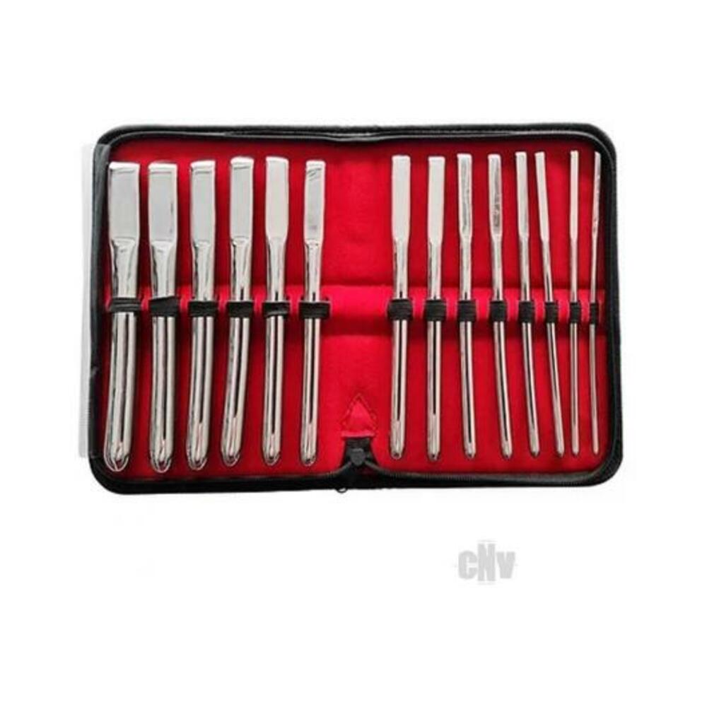 5060404819764_1 Rouge Stainless Steel Uterine Hegar Set 14 Pieces In Case - Image 1
