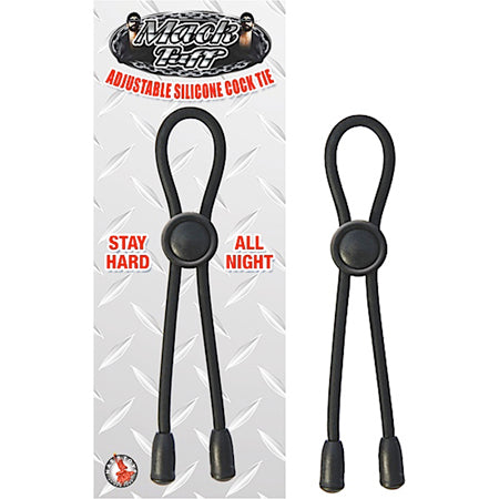 50703 Mack Tuff Adjustable Cock Tie Black - Image 1