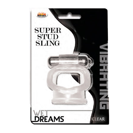 53686 Wet Dreams Super Stud Sling Clear - Image 1