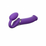 Strap-on-me Vibrating 3 Motors Strap On XL Purple - Image 2