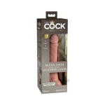 King Cock Elite Silicone Dual-density Cock 7 In. Light - Image 3