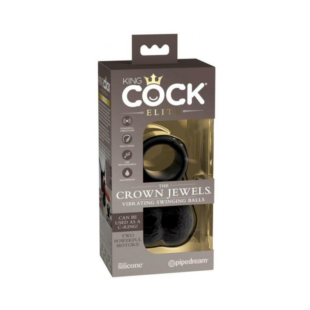 603912770988_1 King Cock Elite The Crown Jewels Vibrating C-ring - Image 1