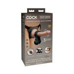 King Cock Elite Ultimate Vibrating Silicone Body Dock Kit - Image 3