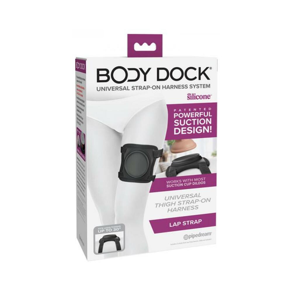 603912774009_1 Body Dock Lap Strap Silicone Strap-on Thigh Harness - Image 1