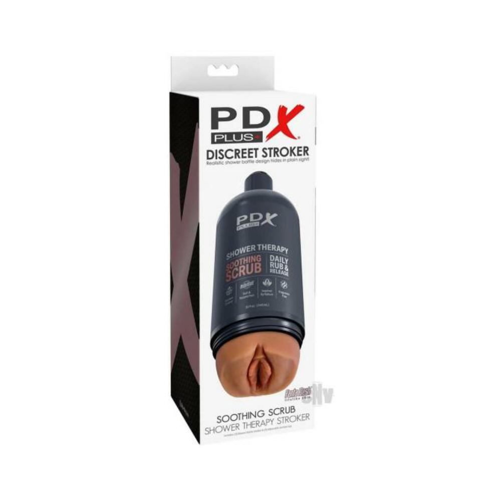 603912774566_1 Pdx Plus Shower Therapy Soothing Scrub Tan - Image 1