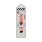 King Cock 7 inches Vibrating Stiffy Beige - Image 2