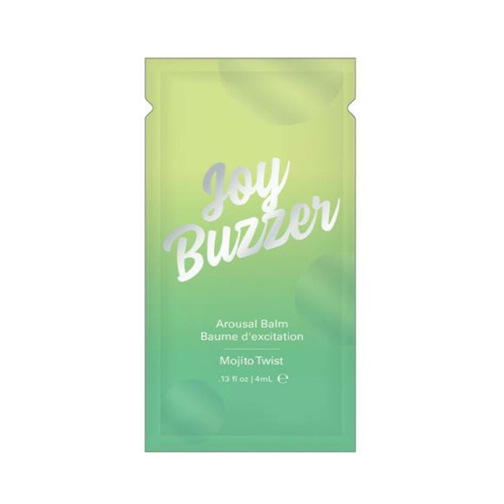 638258902830_1_18f84d82-0176-4bbe-8811-6689180b74d1 Joy Buzzer Clitoral Arousal Balm Mojito Twist (bulk Pack24 Pcs) .13 Oz Foil - Image 1