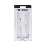 Sandm Pearl Nipple Ties Wht/gld