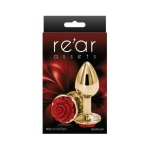 Rear Assets Rose Anal Plug - Small - Red - Image 2