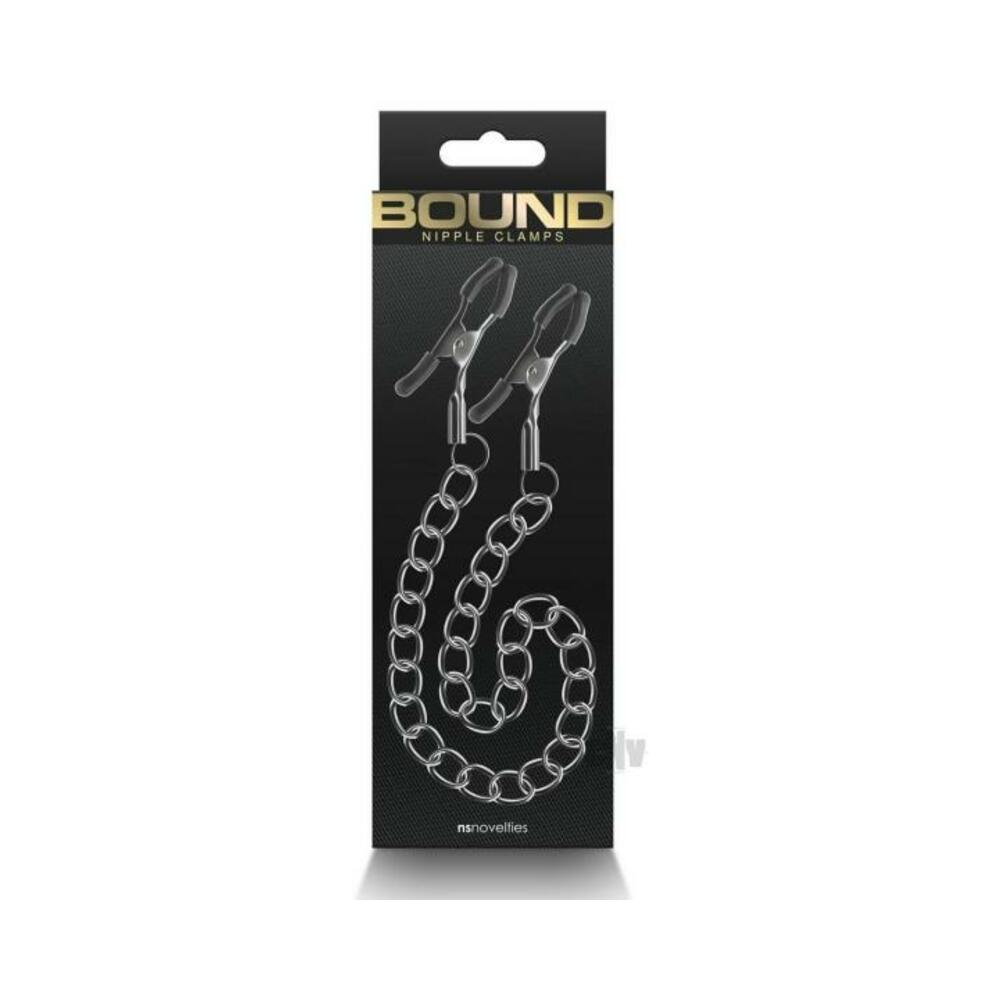 657447106903_1 Bound Nipple Clamps Dc2 Gunmetal - Image 1