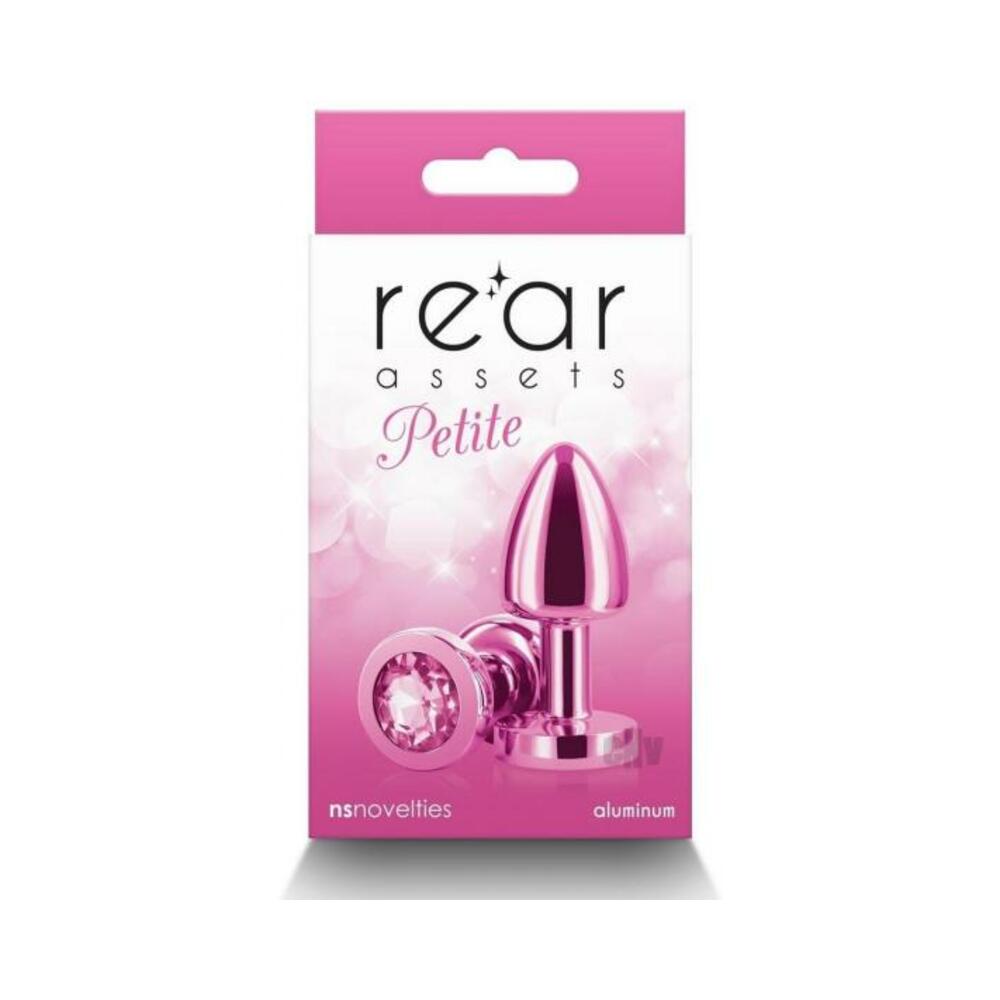 657447107504_1 Rear Assets Petite Metal Anal Plug Pink - Image 1