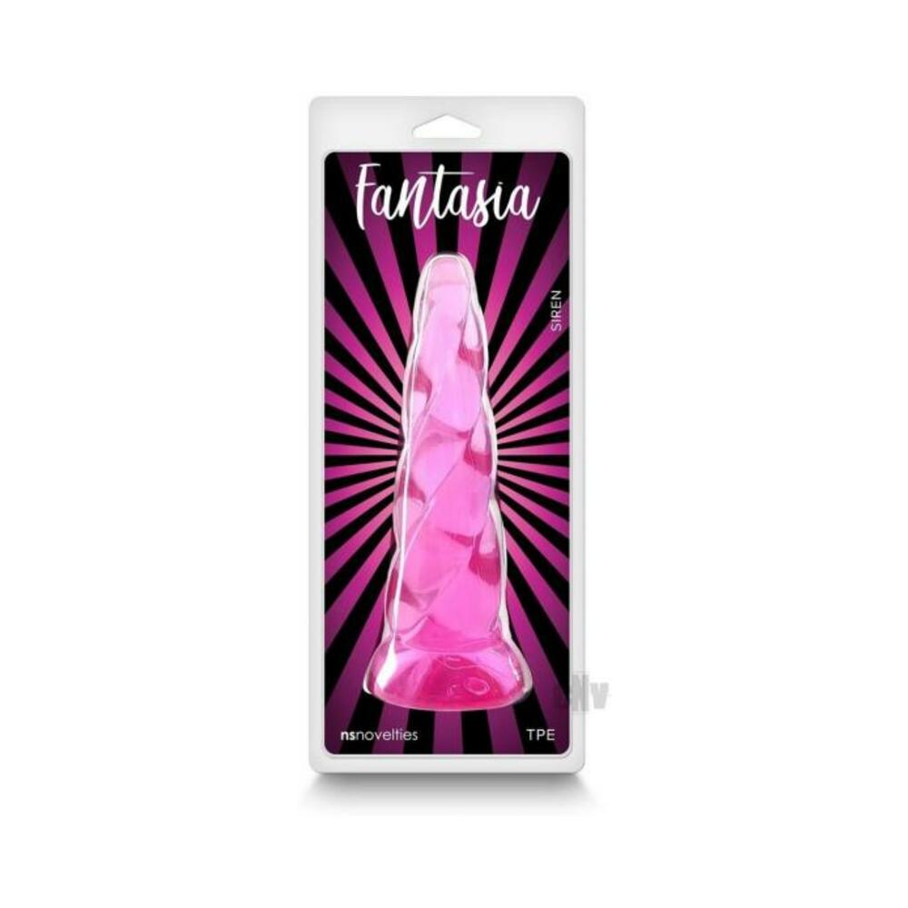 657447107566_1 Fantasia Siren Jelly Dildo Pink - Image 1