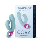Femmefunn Cora Pulsating Vibrator Light Blue - Image 3