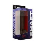 Shaft Model A Liquid Silicone Dong With Balls 8.5 In. Mahogany - Image 3