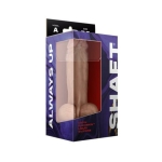 Shaft Model A Liquid Silicone Dong With Balls 7.5 In. Pine - Image 3