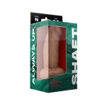 Shaft Model N Liquid Silicone Dong With Balls 7.5 In. Pine - Image 3