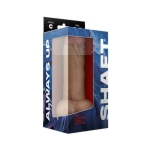Shaft Model C Liquid Silicone Dong With Balls 8.5 In. Pine - Image 3