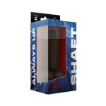 Shaft Model C Liquid Silicone Dong With Balls 8.5 In. Mahogany - Image 3