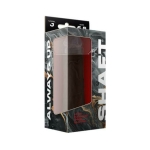 Shaft Model J Liquid Silicone Dong 6.5 In. Mahogany - Image 3