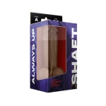 Shaft Model A Liquid Silicone Dong With Balls 7.5 In. Oak - Image 3