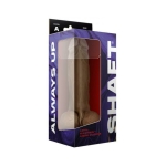Shaft Model A Liquid Silicone Dong With Balls 9.5 In. Oak - Image 3
