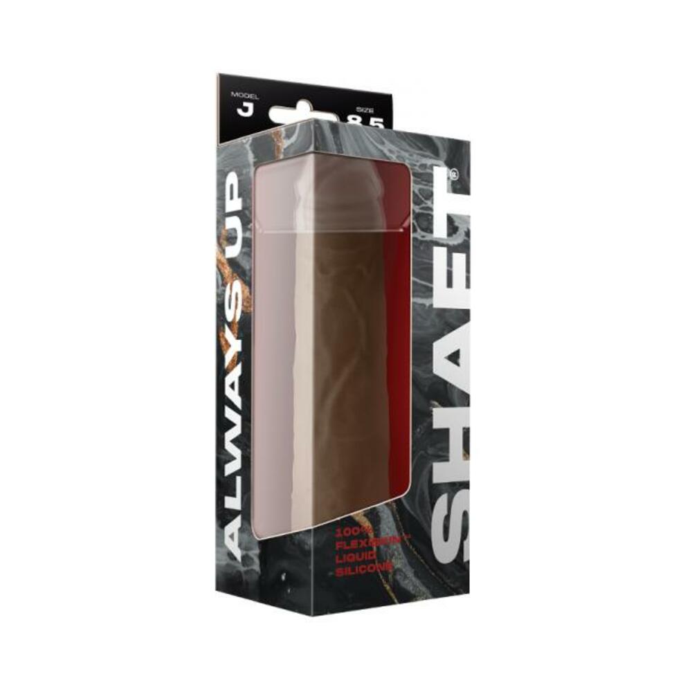 663546906030_1 Shaft Model J Liquid Silicone Dong 8.5 In. Oak - Image 1