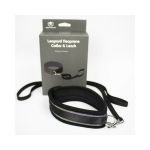 Spartacus Collar And Leash Neoprene Silver