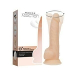 Naked Addiction Rotating & Vibrating Dong 8" Vanilla - Image 2